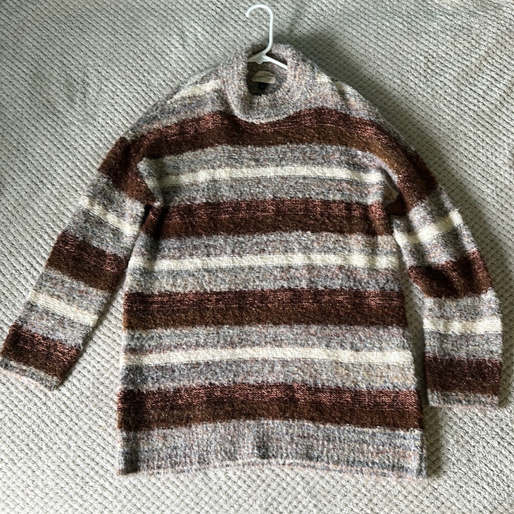 multi neutral color sweater